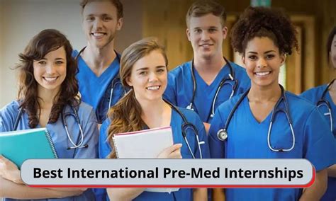 best internships for pre med.